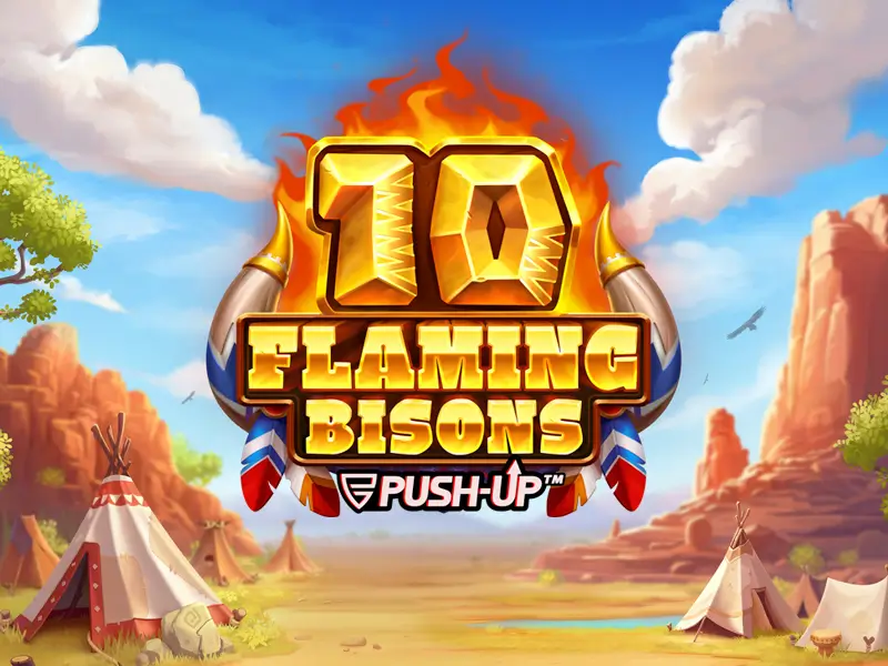 Capa do Jogo 10 Flaming Bisons no 777tiger
